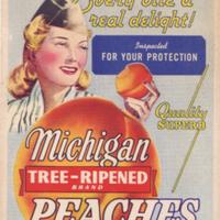 MI Tree-Ripened Brand Peaches